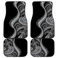 Hawaii Pineapple Gray Scale Tribal Pattern Car Mats LT01 - Polynesian Pride