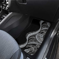 Hawaii Pineapple Gray Scale Tribal Pattern Car Mats LT01 - Polynesian Pride