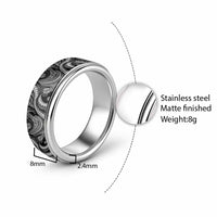 Hawaii Pineapple Gray Scale Tribal Pattern Classic Ring LT01 - Polynesian Pride