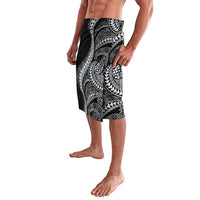 Hawaii Pineapple Gray Scale Tribal Pattern Lavalava LT01 - Polynesian Pride