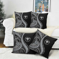 Hawaii Pineapple Gray Scale Tribal Pattern Pillow Cover LT01 - Polynesian Pride