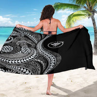 Hawaii Pineapple Gray Scale Tribal Pattern Sarong LT01 - Polynesian Pride