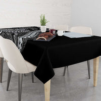 Hawaii Pineapple Gray Scale Tribal Pattern Tablecloth LT01 - Polynesian Pride