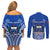 Samoa Rugby Couples Matching Off Shoulder Short Dress and Long Sleeve Button Shirts Manu Samoa Go 2023 World Cup LT01 - Polynesian Pride