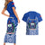 Samoa Rugby Couples Matching Short Sleeve Bodycon Dress and Hawaiian Shirt Manu Samoa Go 2023 World Cup LT01 - Polynesian Pride