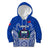 Samoa Rugby Kid Hoodie Manu Samoa Go 2023 World Cup LT01 Hoodie Blue - Polynesian Pride