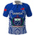 Samoa Rugby Polo Shirt Manu Samoa Go 2023 World Cup LT01 Blue - Polynesian Pride