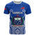 Samoa Rugby T Shirt Manu Samoa Go 2023 World Cup LT01 Blue - Polynesian Pride