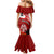 New Zealand ANZAC Waitangi Day Mermaid Dress Lest We Forget Soldier Tiki Maori Style LT03 - Polynesian Pride