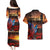 New Zealand Tui Bird Soldier ANZAC Couples Matching Puletasi and Hawaiian Shirt Lest We Forget LT03