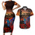 New Zealand Tui Bird Soldier ANZAC Couples Matching Short Sleeve Bodycon Dress and Hawaiian Shirt Lest We Forget LT03