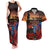 New Zealand Tui Bird Soldier ANZAC Couples Matching Tank Maxi Dress and Hawaiian Shirt Lest We Forget LT03