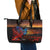 New Zealand Tui Bird Soldier ANZAC Leather Tote Bag Lest We Forget LT03