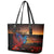 New Zealand Tui Bird Soldier ANZAC Leather Tote Bag Lest We Forget LT03