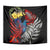 New Zealand Kohwhai Tui Bird Tapestry Silver Fern Version LT03 - Polynesian Pride