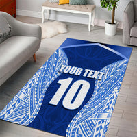 Custom Manu Samoa Rugby Area Rug Polynesian Tattoo LT03 - Polynesian Pride