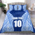 Custom Manu Samoa Rugby Bedding Set Polynesian Tattoo