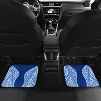Custom Manu Samoa Rugby Car Mats Polynesian Tattoo LT03 Set 2pcs - Back Blue - Polynesian Pride
