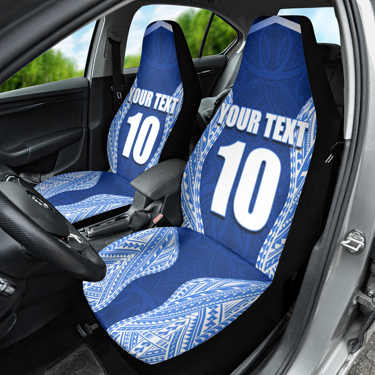 Custom Manu Samoa Rugby Car Seat Cover Polynesian Tattoo LT03 - Polynesian Pride