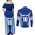 Custom Manu Samoa Rugby Couples Matching Off Shoulder Maxi Dress and Long Sleeve Button Shirt Polynesian Tattoo LT03