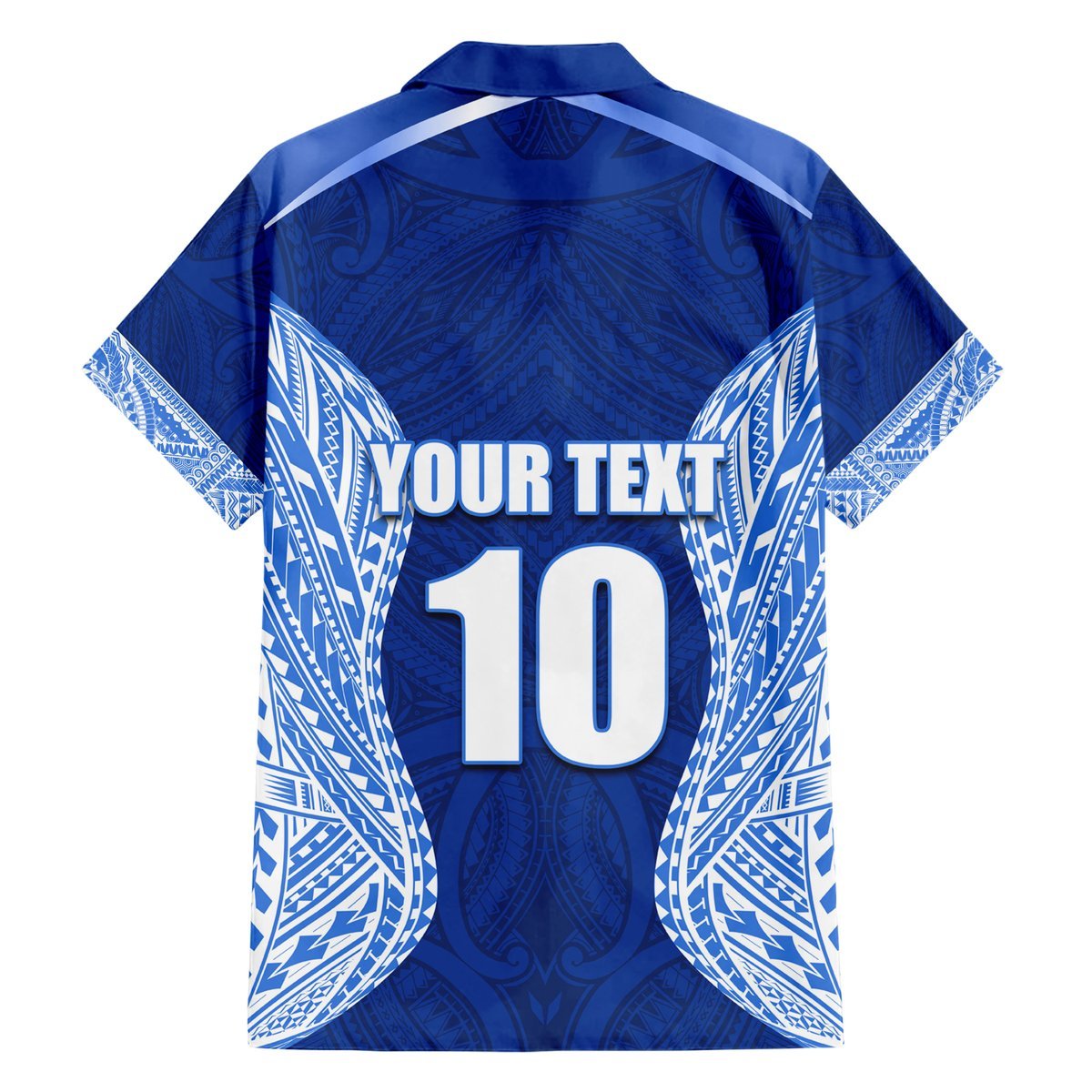 Custom Manu Samoa Rugby Hawaiian Shirt Polynesian Tattoo LT03 - Polynesian Pride