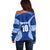 Custom Manu Samoa Rugby Off Shoulder Sweater Polynesian Tattoo LT03