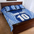 Custom Manu Samoa Rugby Quilt Bed Set Polynesian Tattoo