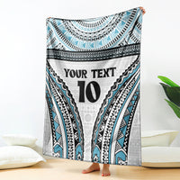 Custom Flying Fijians Rugby Blanket Tapa Tribal Cloth LT03 - Polynesian Pride