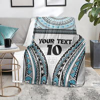 Custom Flying Fijians Rugby Blanket Tapa Tribal Cloth LT03 - Polynesian Pride