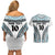 Custom Flying Fijians Rugby Couples Matching Off Shoulder Short Dress and Hawaiian Shirt Tapa Tribal Cloth LT03 - Polynesian Pride