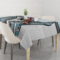 Custom Flying Fijians Rugby Tablecloth Tapa Tribal Cloth LT03 - Polynesian Pride