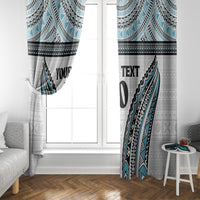 Custom Flying Fijians Rugby Window Curtain Tapa Tribal Cloth LT03 - Polynesian Pride