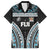 Custom Flying Fijians Rugby Hawaiian Shirt Tapa Tribal Cloth Black Color LT03 Black - Polynesian Pride