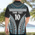 Custom Flying Fijians Rugby Hawaiian Shirt Tapa Tribal Cloth Black Color LT03 - Polynesian Pride