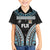 Custom Flying Fijians Rugby Hawaiian Shirt Tapa Tribal Cloth Black Color LT03 - Polynesian Pride