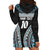 Custom Flying Fijians Rugby Hoodie Dress Tapa Tribal Cloth Black Color LT03 - Polynesian Pride