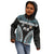 Custom Flying Fijians Rugby Kid Hoodie Tapa Tribal Cloth Black Color LT03 - Polynesian Pride