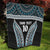 Custom Flying Fijians Rugby Quilt Tapa Tribal Cloth Black Color