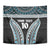 Custom Flying Fijians Rugby Tapestry Tapa Tribal Cloth Black Color