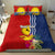 Personalised Kiribati Independence Day Bedding Set Kiribati Map With Flag Color