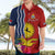 Kiribati Independence Day Hawaiian Shirt Kiribati Map With Flag Color