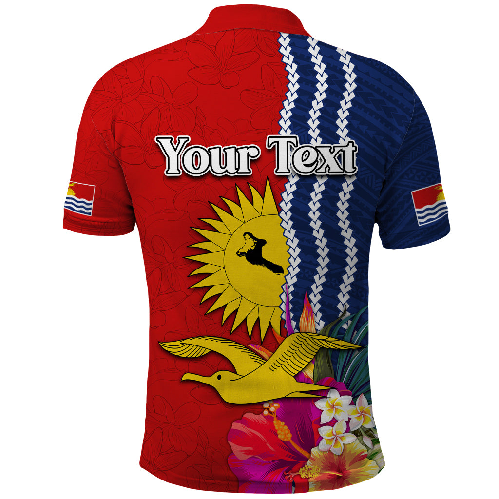 Personalised Kiribati Independence Day Polo Shirt Kiribati Map With Flag Color LT03 - Polynesian Pride