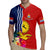 Kiribati Independence Day Rugby Jersey Kiribati Map With Flag Color