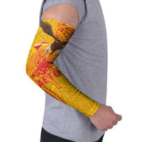 Personalized American Samoa Fautasi Race Arm Sleeves Aeto Pago Pago with Eagle Samoan Tribal Patterns LT03 - Polynesian Pride