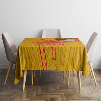 American Samoa Fautasi Race Tablecloth Aeto Pago Pago with Eagle Samoan Tribal Patterns LT03 - Polynesian Pride