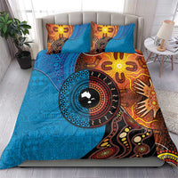 Fiji and Australia Together Bedding Set Tapa Tribal Tattoo mix Aboriginal Pattern LT03 - Polynesian Pride