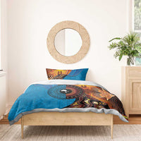 Fiji and Australia Together Bedding Set Tapa Tribal Tattoo mix Aboriginal Pattern LT03 - Polynesian Pride