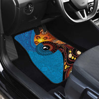 Fiji and Australia Together Car Mats Tapa Tribal Tattoo mix Aboriginal Pattern LT03 - Polynesian Pride