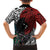 Tonga and New Zealand Together Kid Hawaiian Shirt Tongan Kupesi Ngatu Tattoo and Maori Paua Shell Pattern