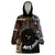 Samoa and New Zealand Together Wearable Blanket Hoodie Siapo Motif and Maori Paua Shell Pattern